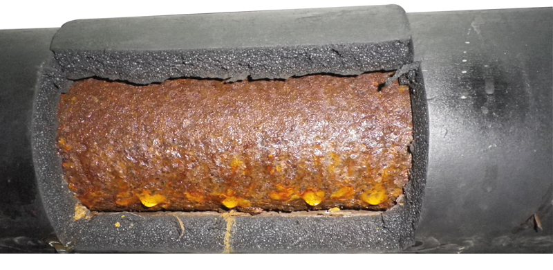 Corrosión de tubería metálica por condensación superficial Corrosión de tubería metálica por condensación superficial